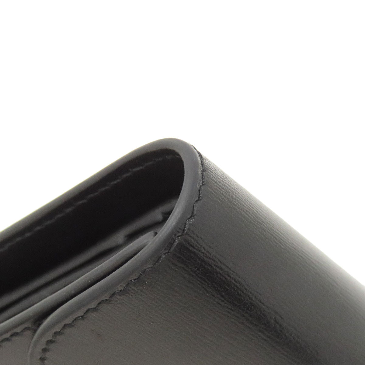 CELINE Triomphe Flap Bifold Wallet with Coin Pocket Calf Ladies [Used]