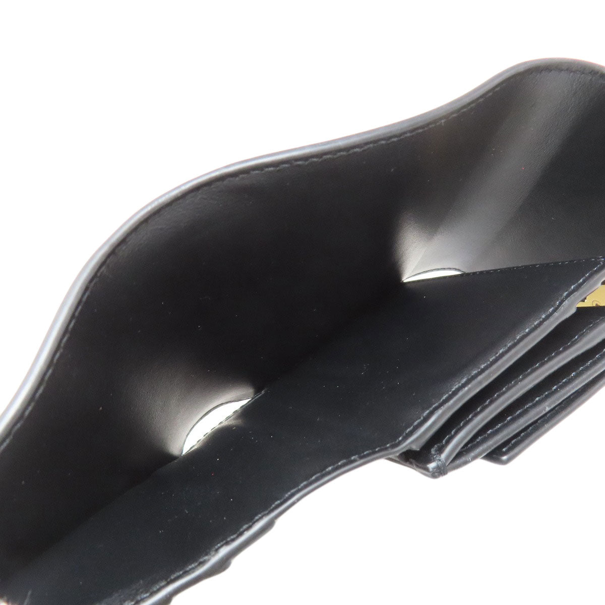 CELINE Triomphe Flap Bifold Wallet with Coin Pocket Calf Ladies [Used]