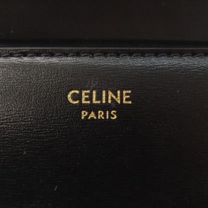 CELINE Triomphe Flap Bifold Wallet with Coin Pocket Calf Ladies [Used]