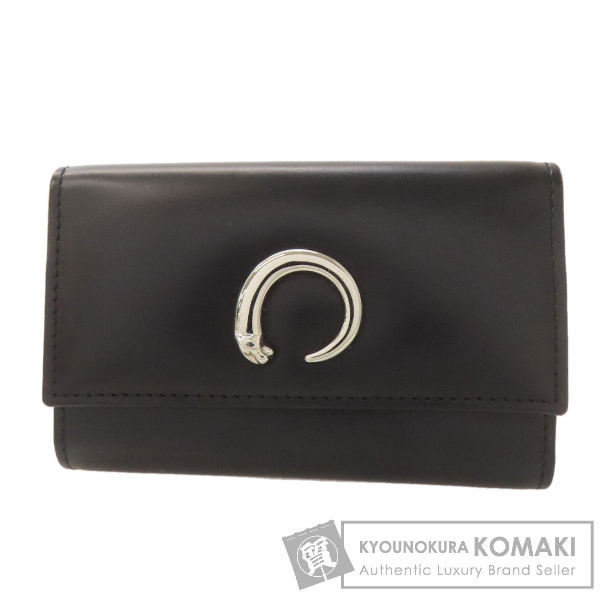 CARTIER PANTHERE key holder Calf Ladies [Used]