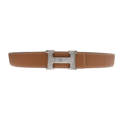 HERMES Constance Belt Gold Gold Hardware belt Taurillon Clemence Calfmens [Used]