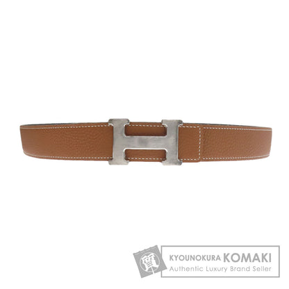 HERMES Constance Belt Gold Gold Hardware belt Taurillon Clemence Calfmens [Used]