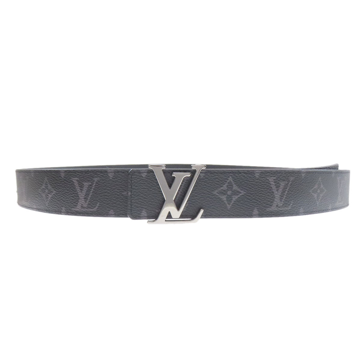 LOUIS VUITTON M0450 LV initial reversible belt Monogram Eclipse mens [Used]