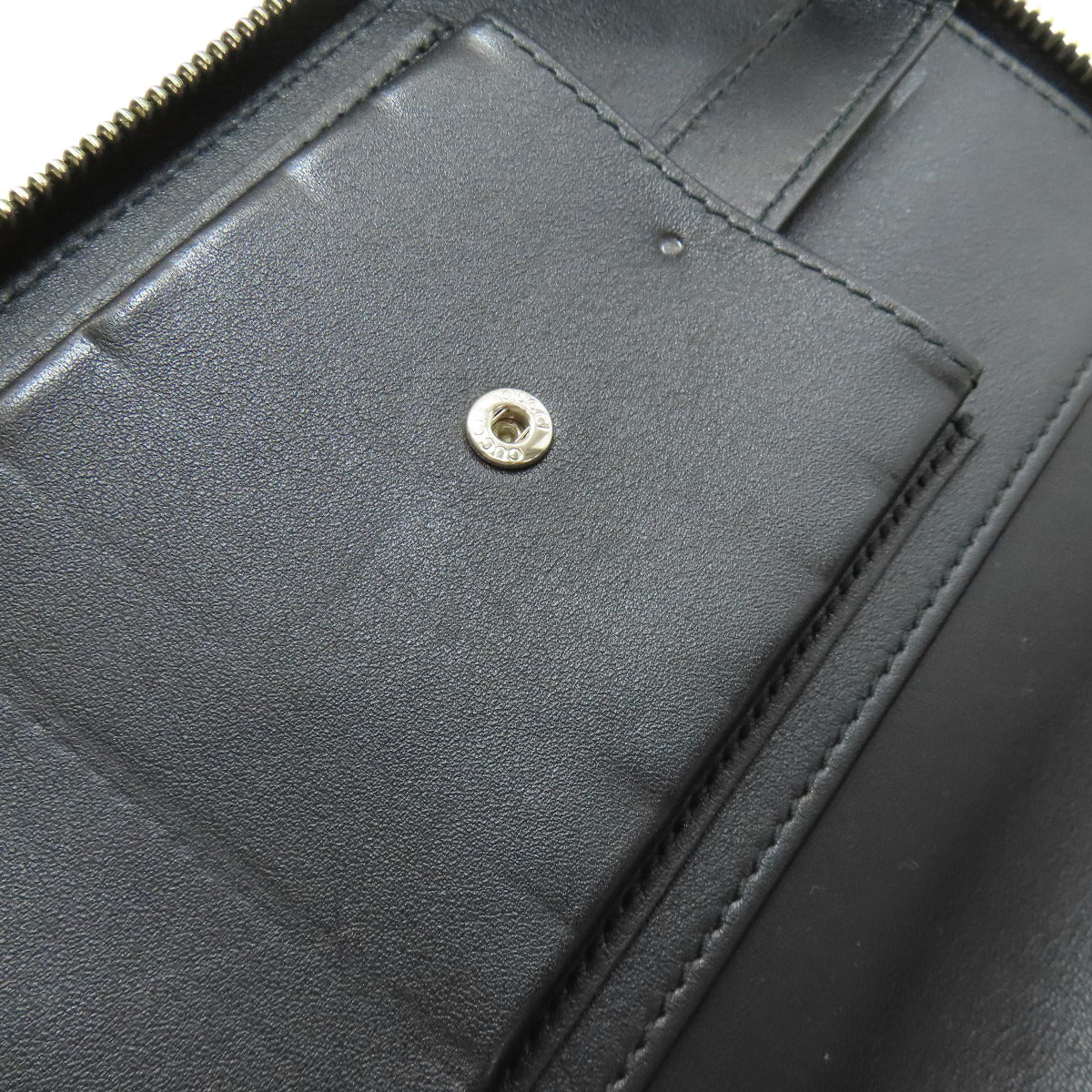 グッチ 449246 マイクログッチシマ トラベルケース セカンドバッグ レザー レディース 【中古】【GUCCI】