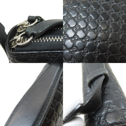 グッチ 449246 マイクログッチシマ トラベルケース セカンドバッグ レザー レディース 【中古】【GUCCI】