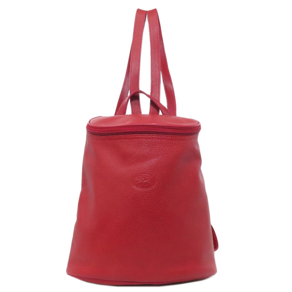 Longchamp logo Backpack Â· Daypack Leather Ladies [Used]