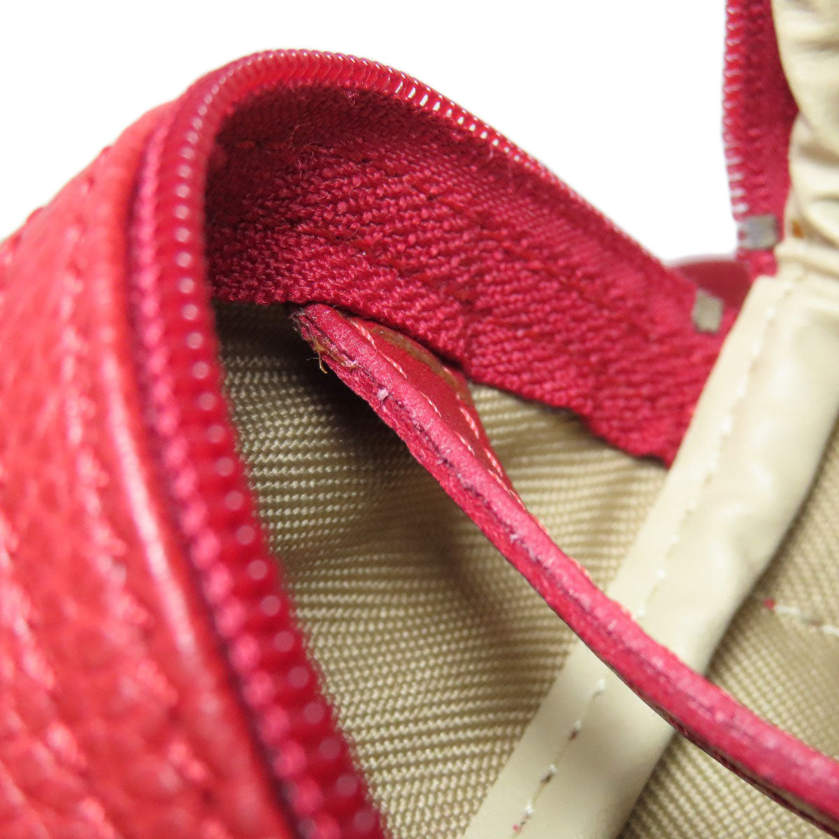 Longchamp logo Backpack Â· Daypack Leather Ladies [Used]