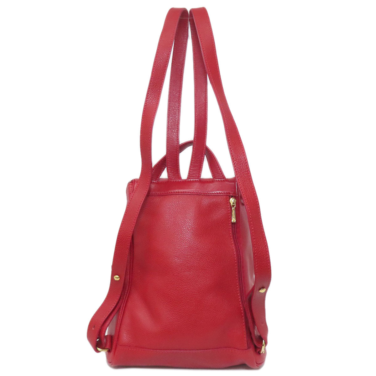 Longchamp logo Backpack Â· Daypack Leather Ladies [Used]