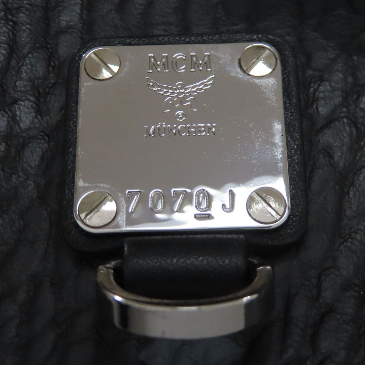 MCM logo body bag PVC Ladies [Used]