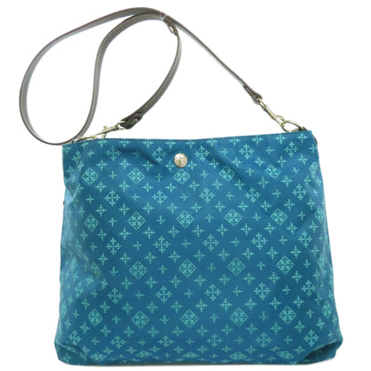 russet Lily crest Shoulder Bag Nylon Ladies [Used]