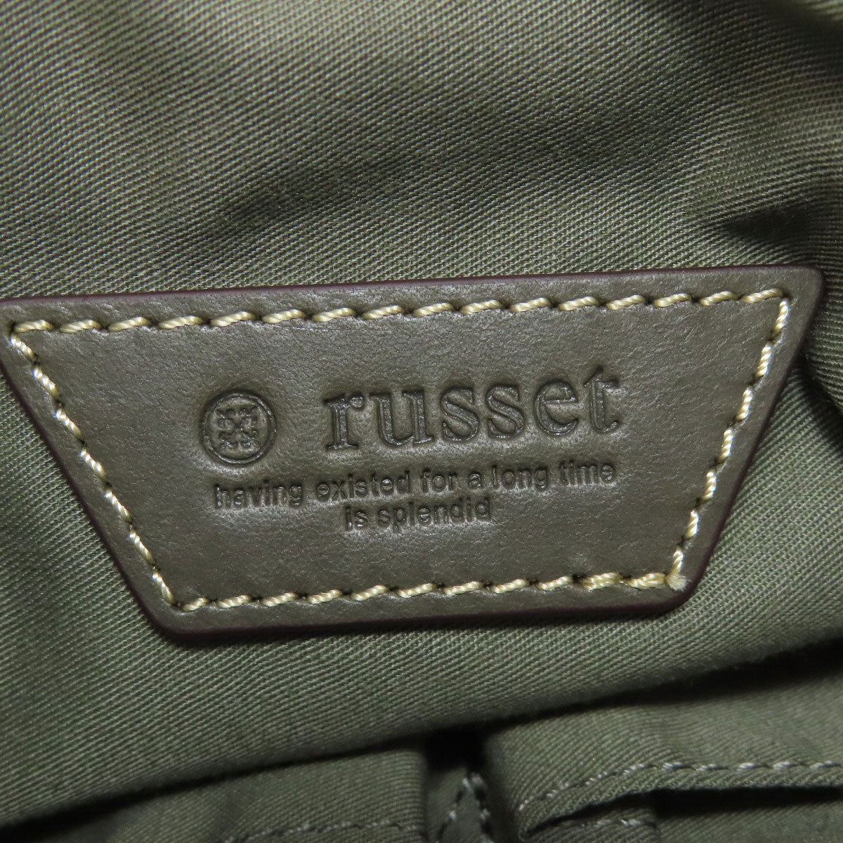 russet Lily crest Shoulder Bag Nylon Ladies [Used]