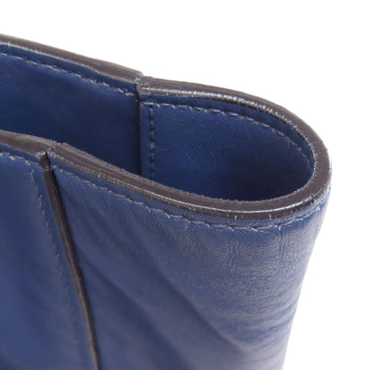 MIUMIU logo Tote Bag Leather Ladies [Used]