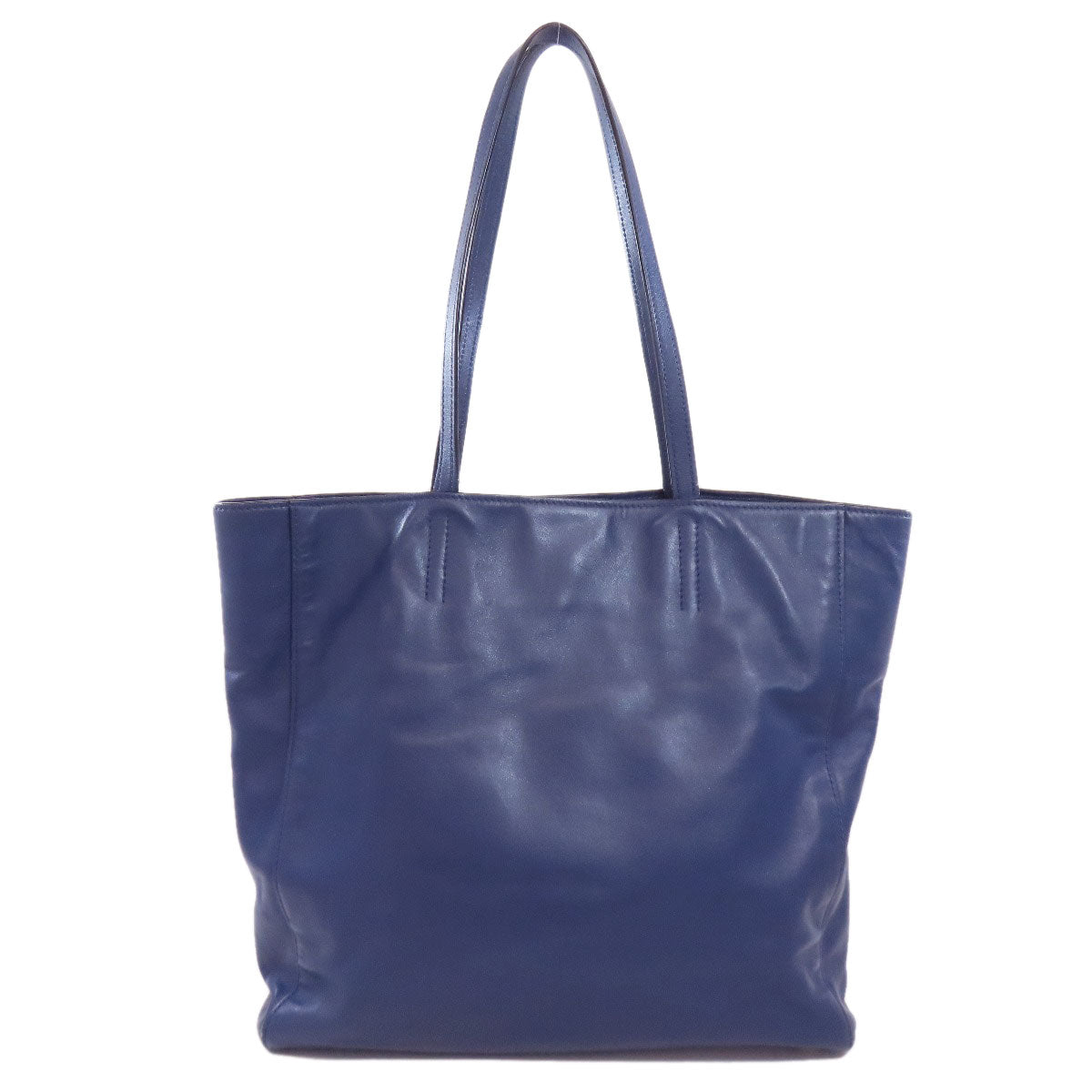 MIUMIU logo Tote Bag Leather Ladies [Used]