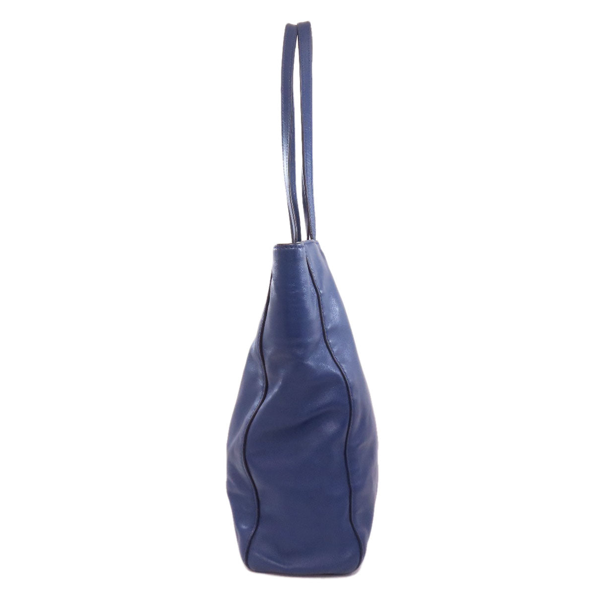 MIUMIU logo Tote Bag Leather Ladies [Used]