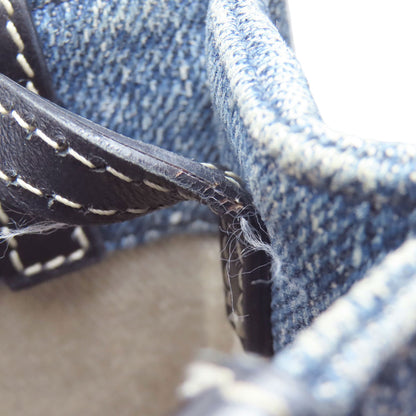 CHLOE Woody Mini 2WAY Handbag Denim CalfLadies [Used]