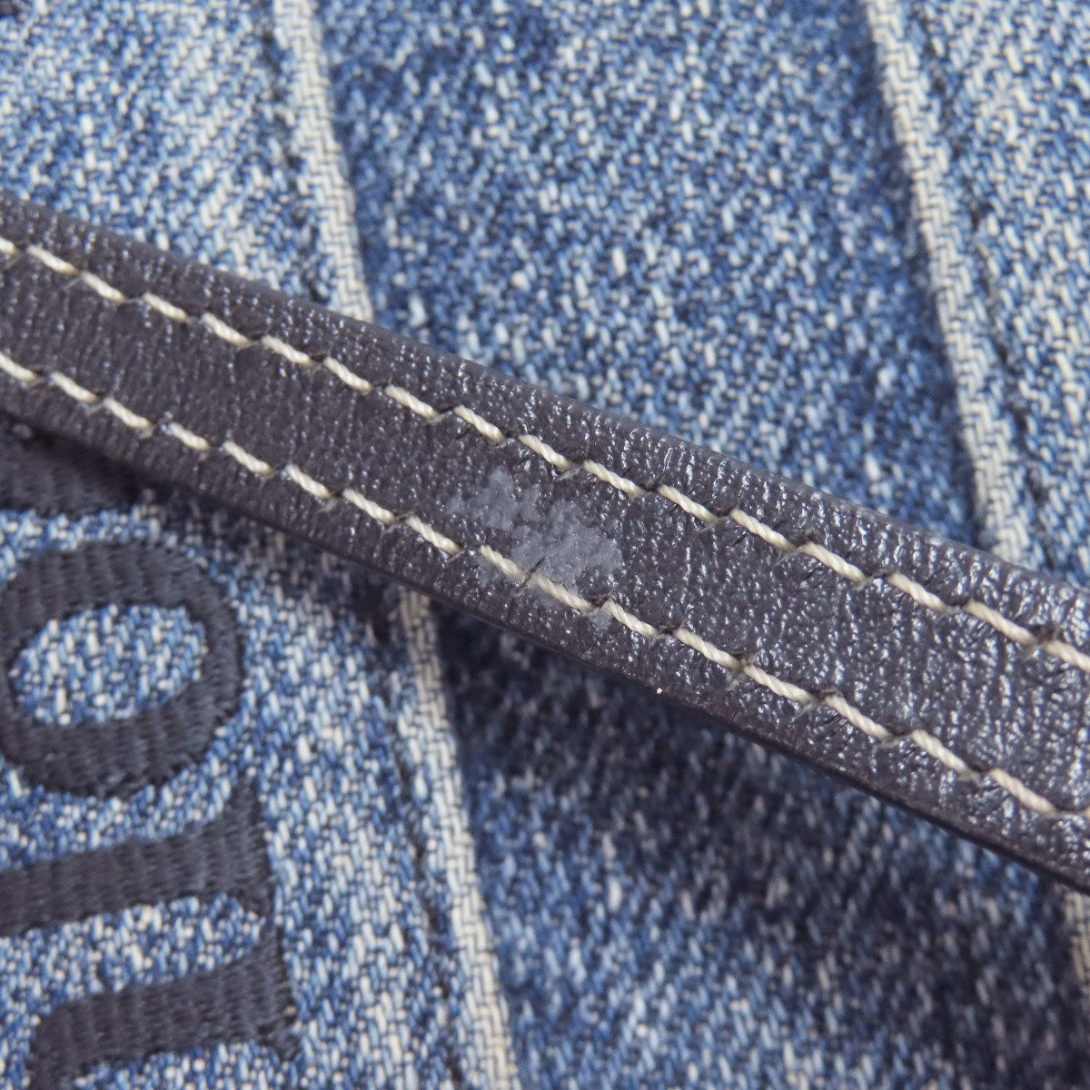 CHLOE Woody Mini 2WAY Handbag Denim CalfLadies [Used]