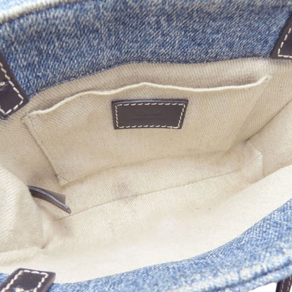 CHLOE Woody Mini 2WAY Handbag Denim CalfLadies [Used]