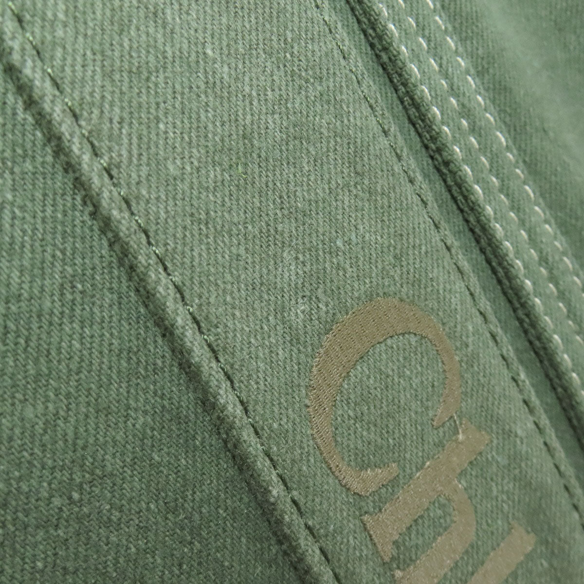 CHLOE woody tote Tote Bag Canvas Ladies [Used]