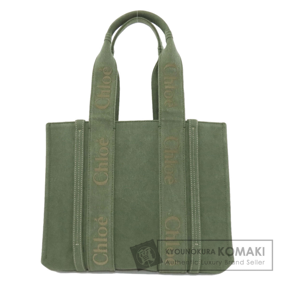 CHLOE woody tote Tote Bag Canvas Ladies [Used]