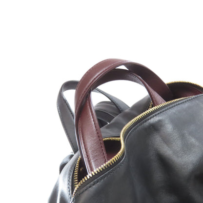 Salvatore Ferragamo logo Backpack Â· Daypack Leather Ladies [Used]