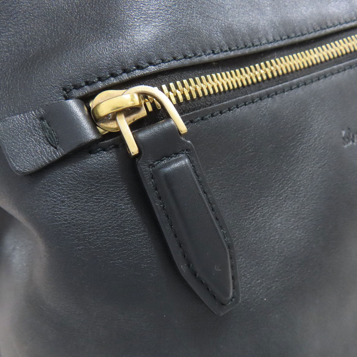 Salvatore Ferragamo logo Backpack Â· Daypack Leather Ladies [Used]