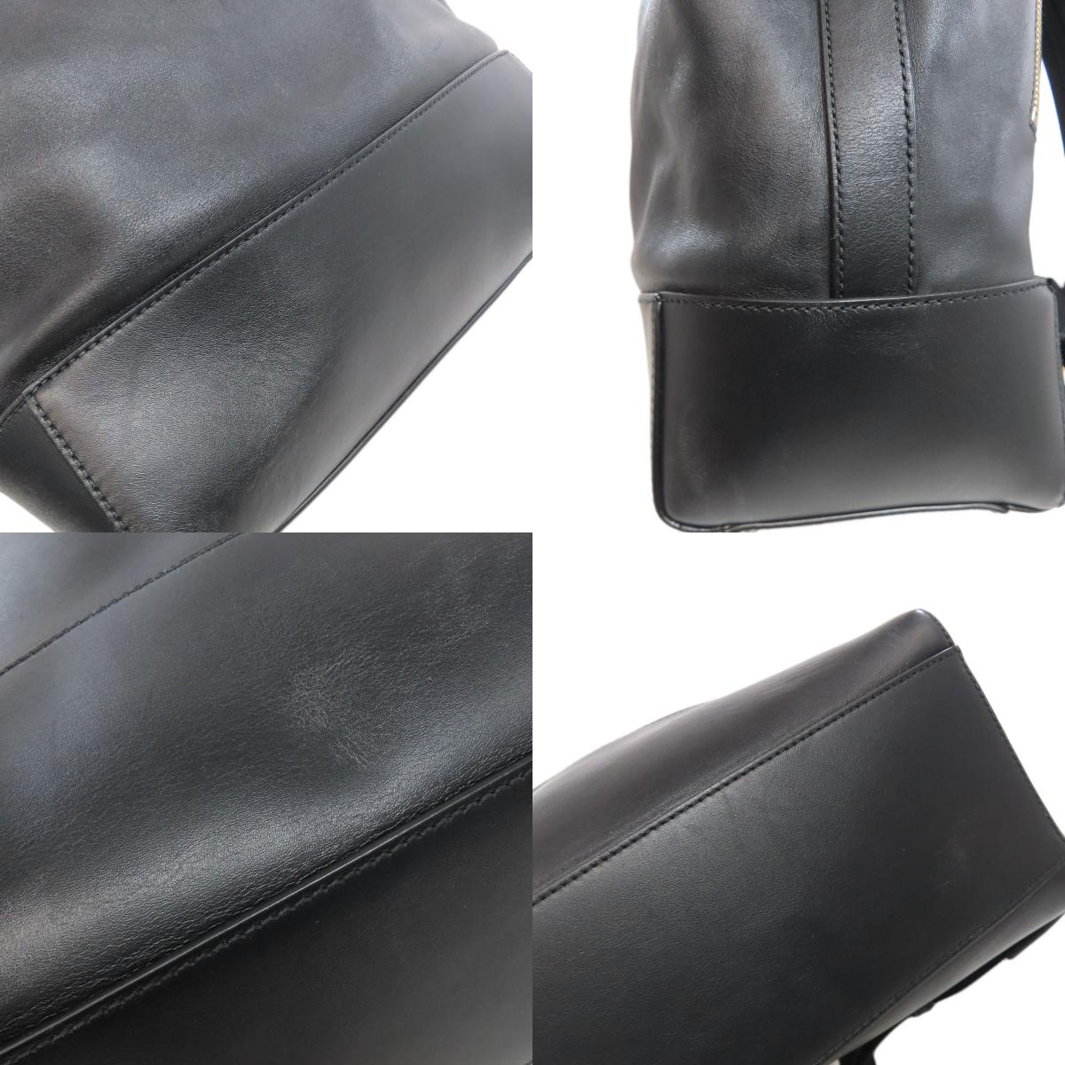 Salvatore Ferragamo logo Backpack Â· Daypack Leather Ladies [Used]