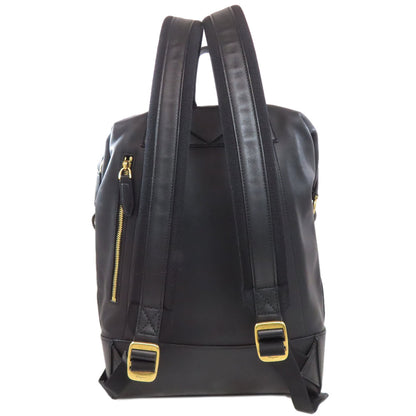 Salvatore Ferragamo logo Backpack Â· Daypack Leather Ladies [Used]