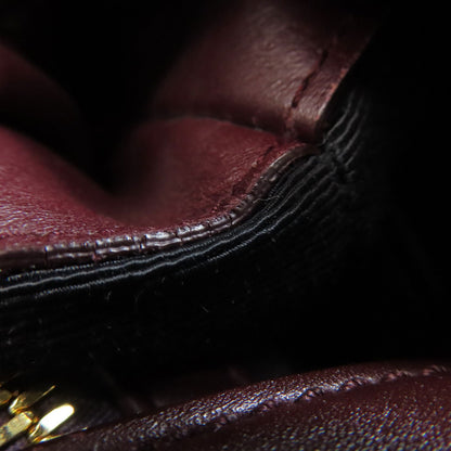 Salvatore Ferragamo logo Backpack Â· Daypack Leather Ladies [Used]