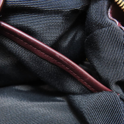 Salvatore Ferragamo logo Backpack Â· Daypack Leather Ladies [Used]