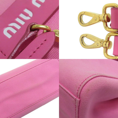 MIUMIU 5BA176 2WAY Handbag Canvas Ladies [Used]