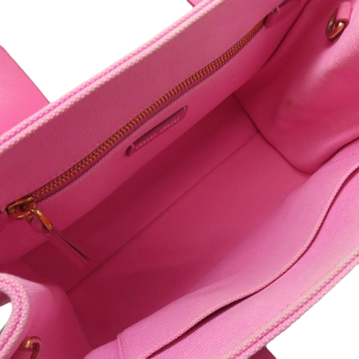 MIUMIU 5BA176 2WAY Handbag Canvas Ladies [Used]