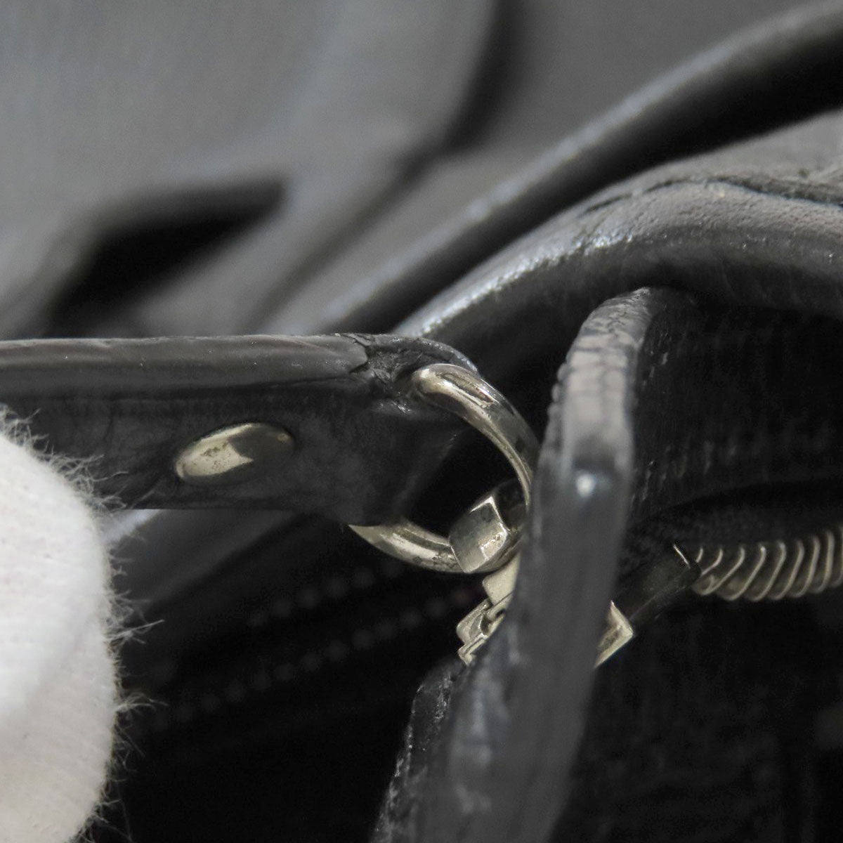 BURBERRY logo Tote Bag Leather Ladies [Used]