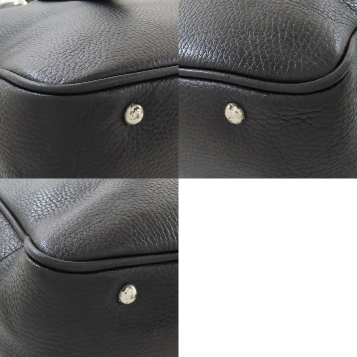 BURBERRY logo Tote Bag Leather Ladies [Used]