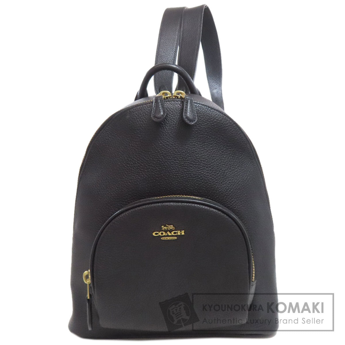 COACH 997 logo Backpack Â· Daypack Leather Ladies [Used]