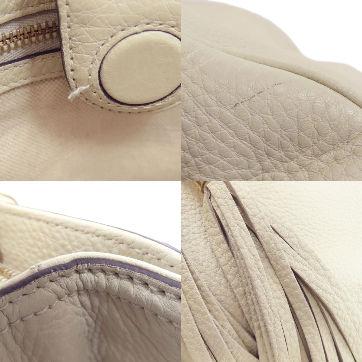 GUCCI 323660 Bamboo 2WAY Handbag Calf Ladies [Used]