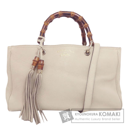 GUCCI 323660 Bamboo 2WAY Handbag Calf Ladies [Used]