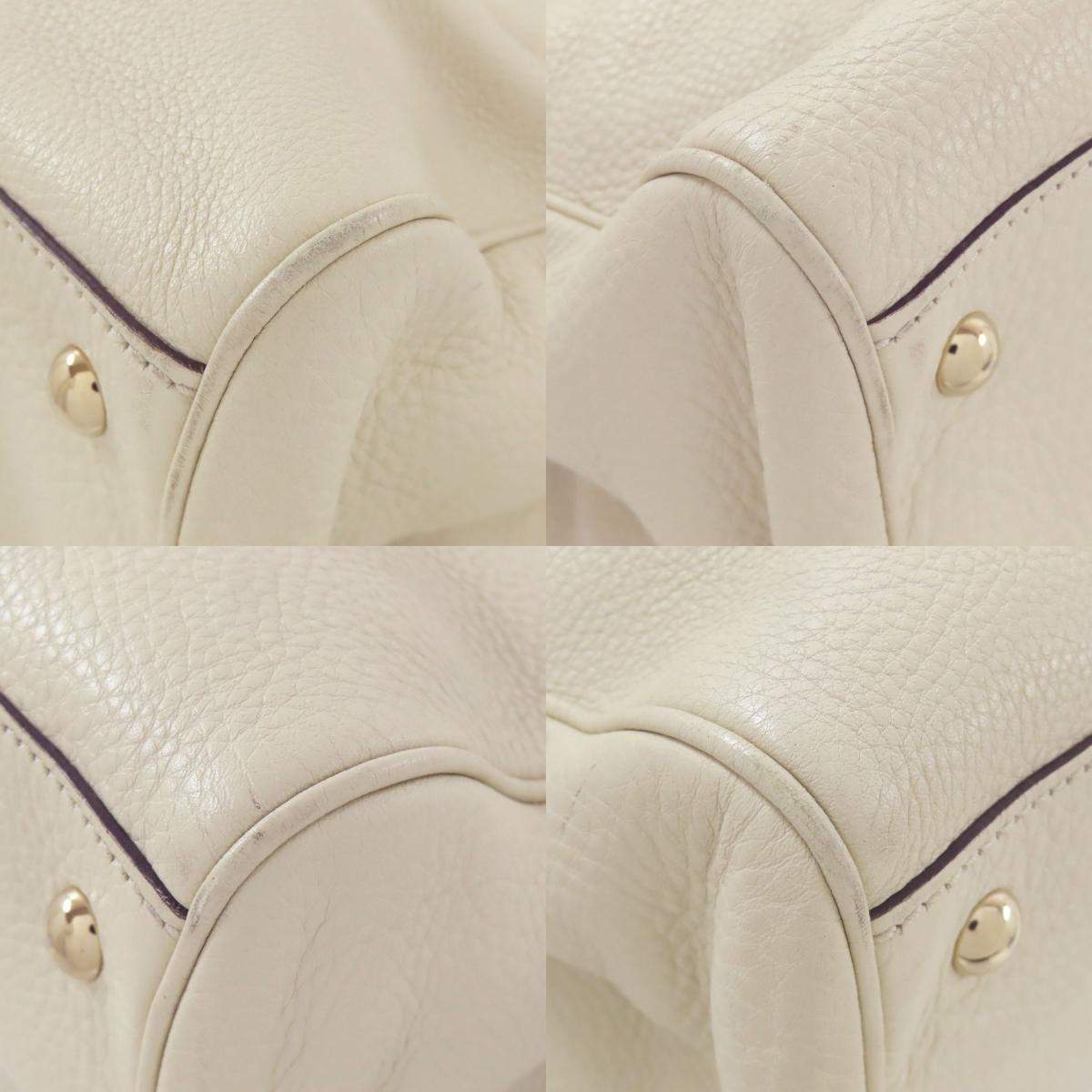 GUCCI 323660 Bamboo 2WAY Handbag Calf Ladies [Used]