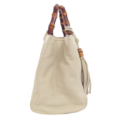 GUCCI 323660 Bamboo 2WAY Handbag Calf Ladies [Used]