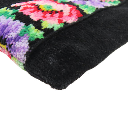 FEILER Flower motif 2WAY Shoulder Bag pile Ladies [Used]