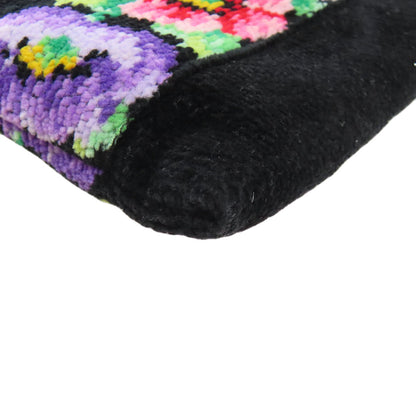 FEILER Flower motif 2WAY Shoulder Bag pile Ladies [Used]