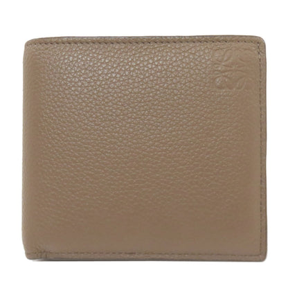 LOEWE Anagram Bifold Bifold Wallet with Coin Pocket Leather Ladies [Used]