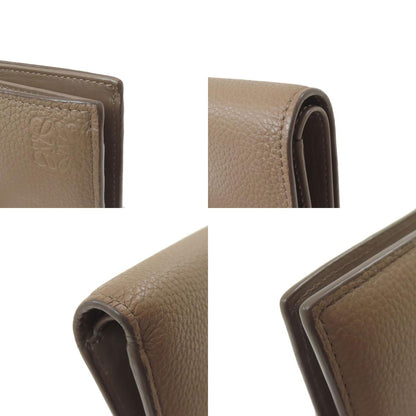 LOEWE Anagram Bifold Bifold Wallet with Coin Pocket Leather Ladies [Used]