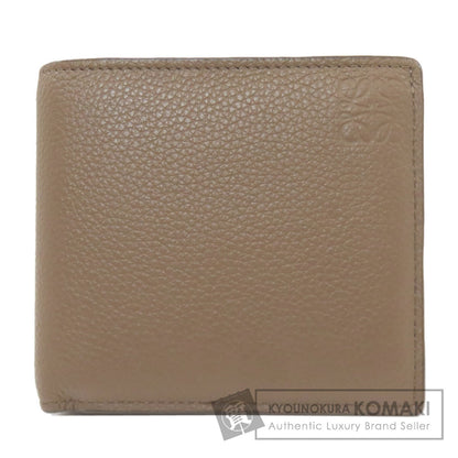 LOEWE Anagram Bifold Bifold Wallet with Coin Pocket Leather Ladies [Used]