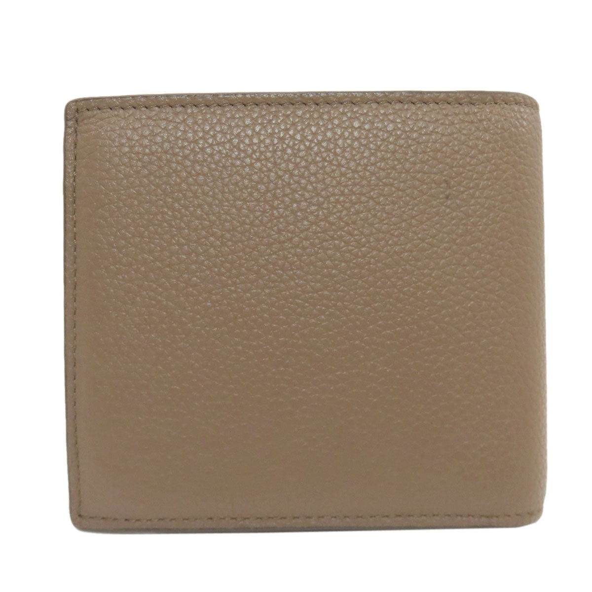 LOEWE Anagram Bifold Bifold Wallet with Coin Pocket Leather Ladies [Used]