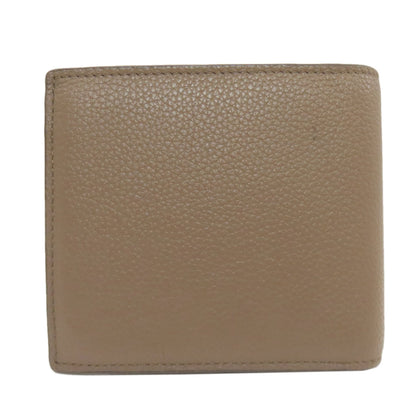 LOEWE Anagram Bifold Bifold Wallet with Coin Pocket Leather Ladies [Used]