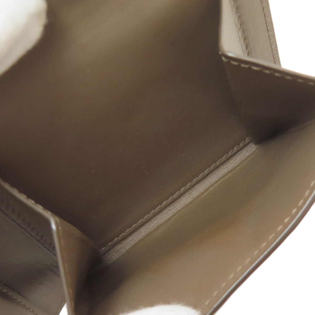 LOEWE Anagram Bifold Bifold Wallet with Coin Pocket Leather Ladies [Used]