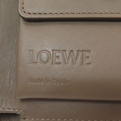 LOEWE Anagram Bifold Bifold Wallet with Coin Pocket Leather Ladies [Used]