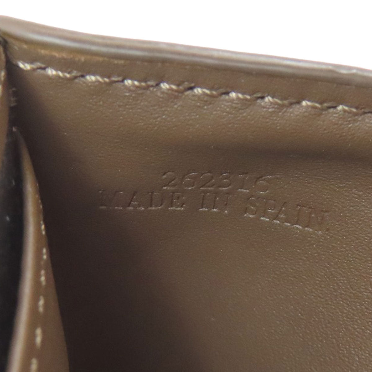 LOEWE Anagram Bifold Bifold Wallet with Coin Pocket Leather Ladies [Used]