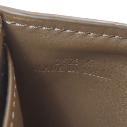 LOEWE Anagram Bifold Bifold Wallet with Coin Pocket Leather Ladies [Used]
