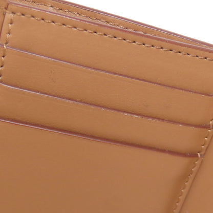 BURBERRY logo Bifold Wallet No Coin Pocket Leather Ladies [Used]